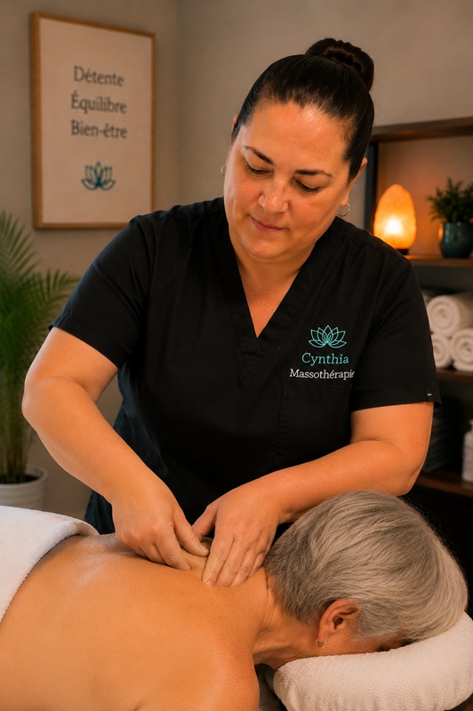 Massage et Bien-être - Cynthia Massothérapie