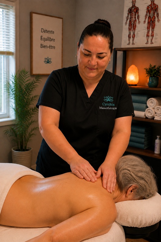 Massothérapie pour les maux de tête et migraines - Cynthia Massothérapie